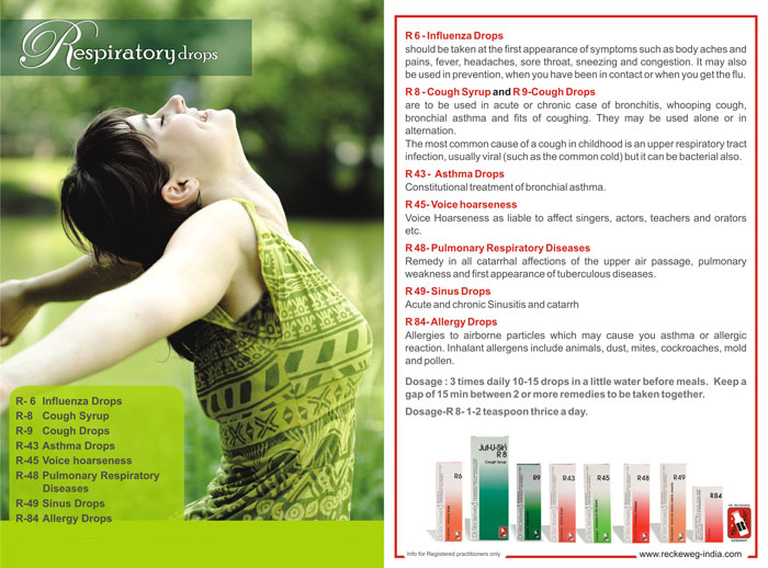 Homeopathic Medicine for Respiratory Diseases