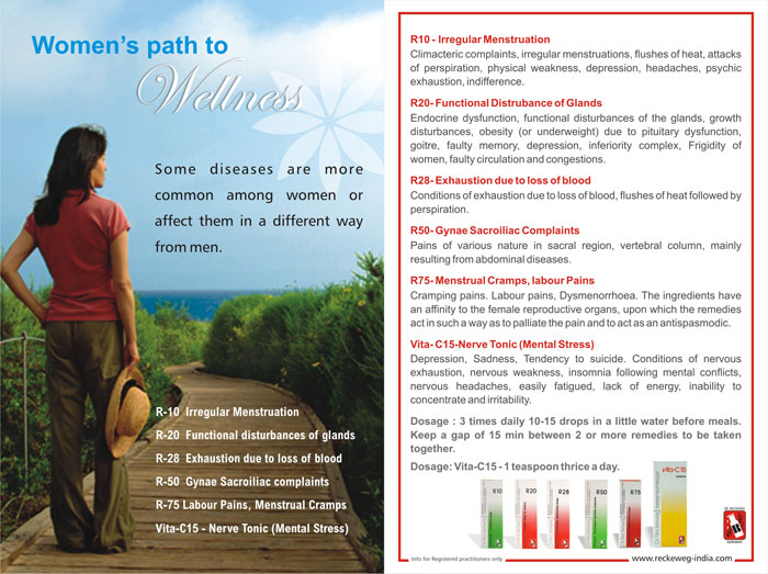Homeopathic Medicine For Womens Health