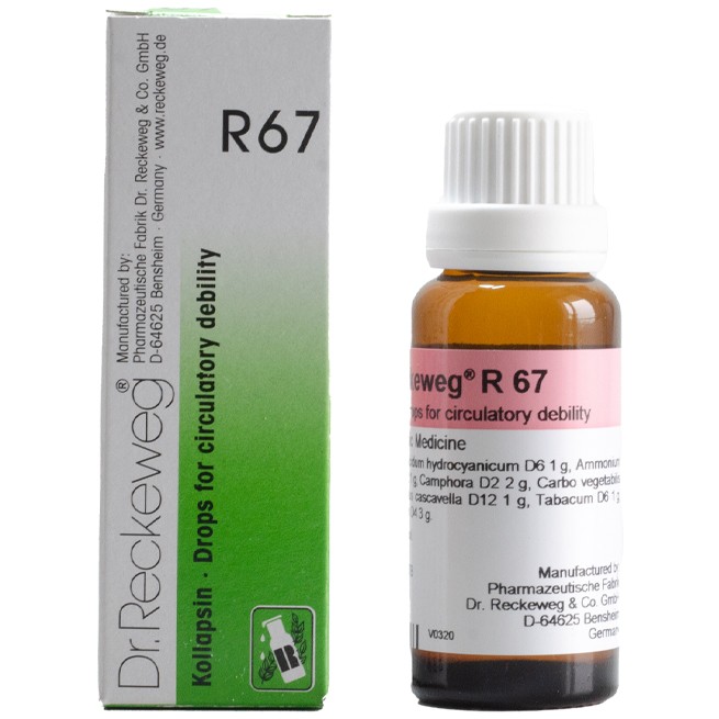 Dr Reckeweg R67 Bottle of 22 ML