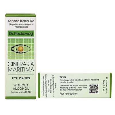 Dr. Reckeweg Cineraria Eye Drops (Alcohol Free- Irritation Free)
